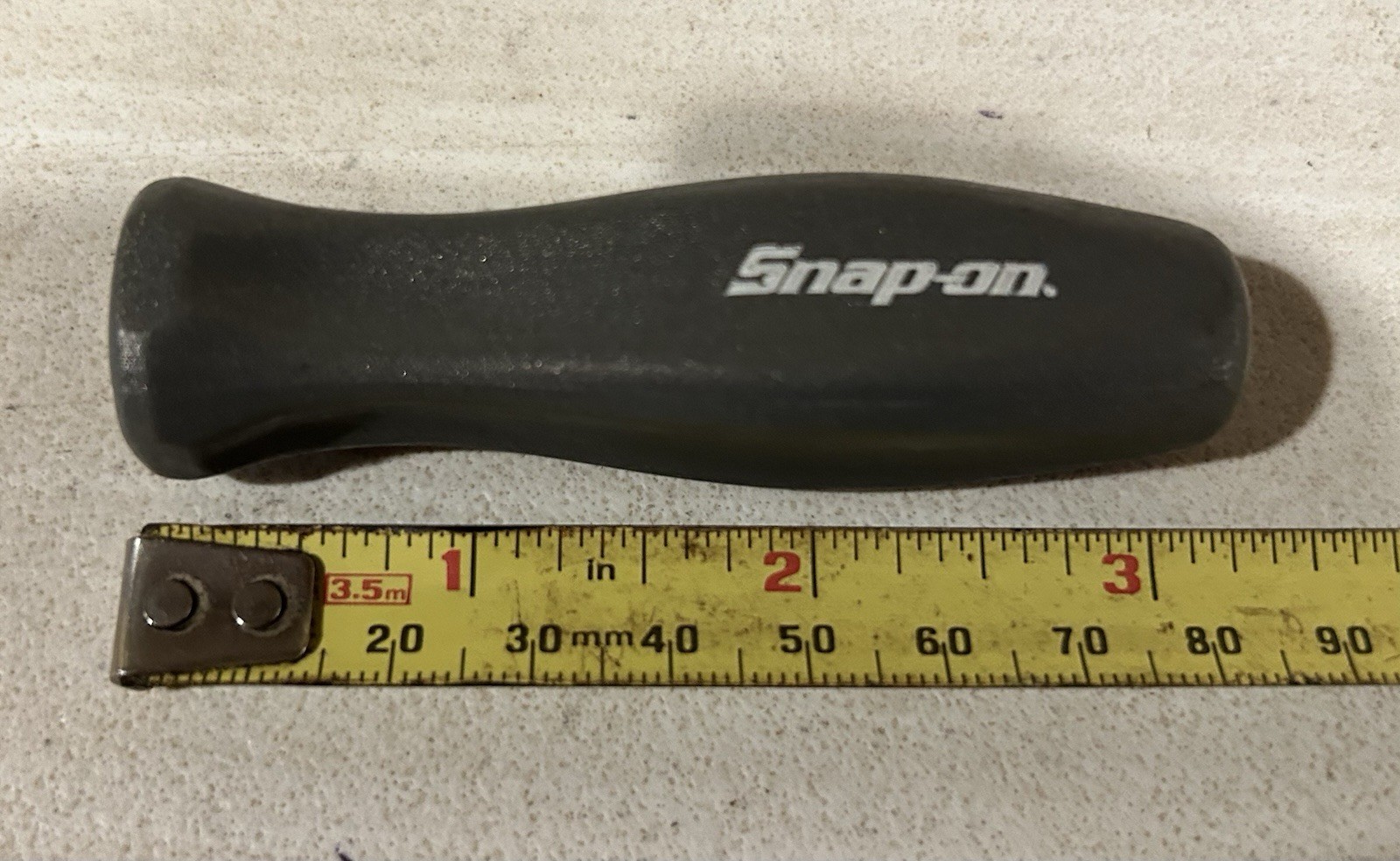 NEW RARE 1/4” Drive DARK TITANIUM Hard Grip Ratchet Handle ONLY