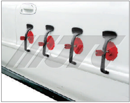JTC-7734 TRIMS AND GLASSES SUCTION HOLDING TOOL Size: 78mm (3”) 6 pcs in a kit
