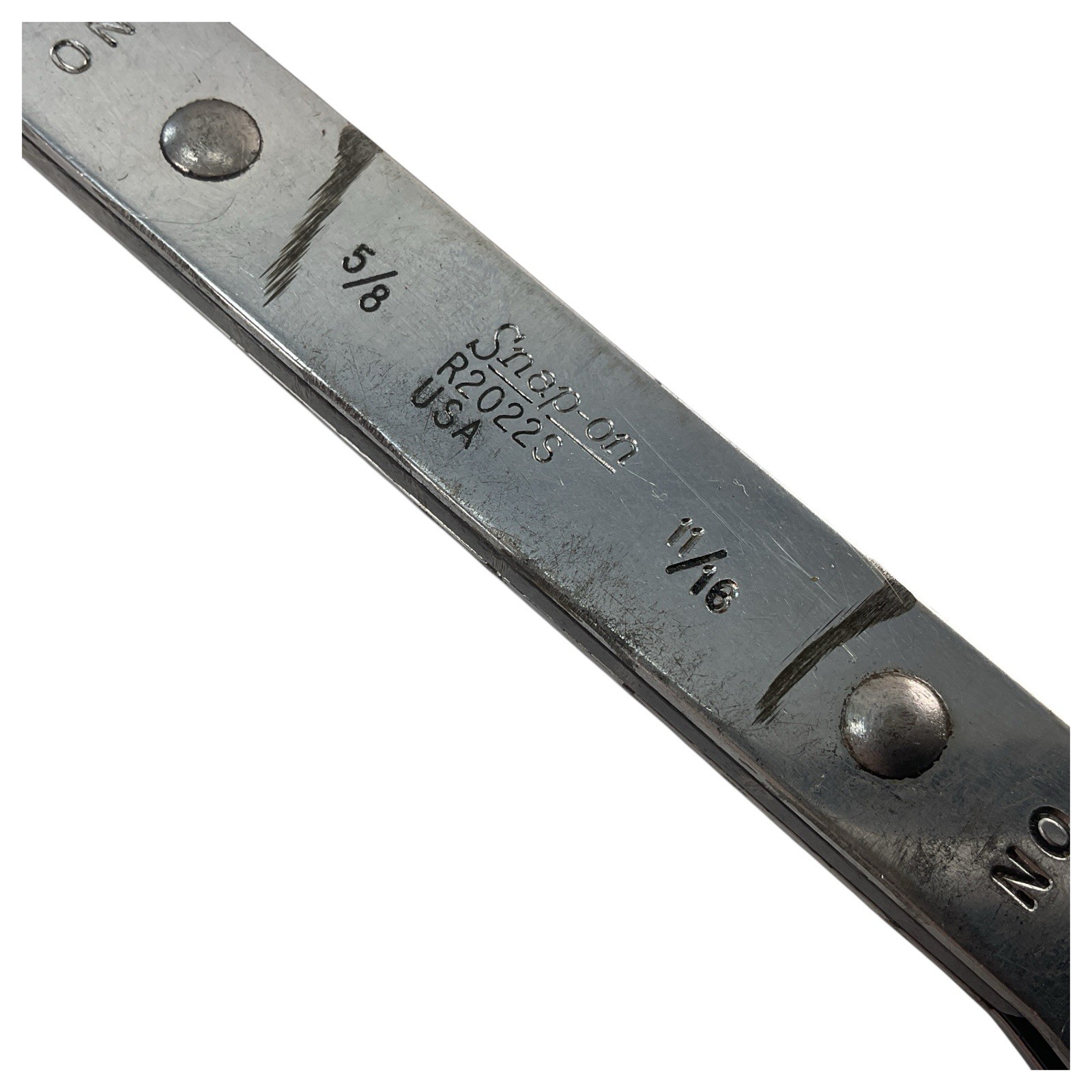Snap-On Ratcheting Box Wrench R2022S 5/8″ X 11/16″ SAE 6pt USA Grind Marks