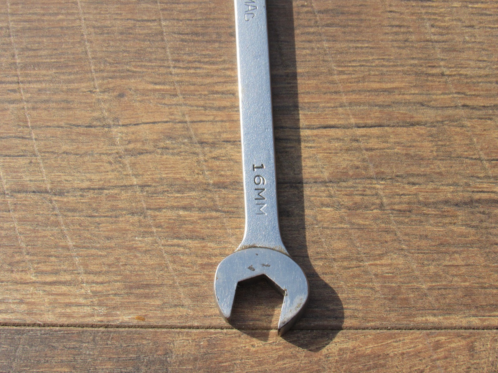 MAC TOOLS M16CL 16MM 12 POINT METRIC COMBINATION OPEN BOX END WRENCHL 16 MM USA