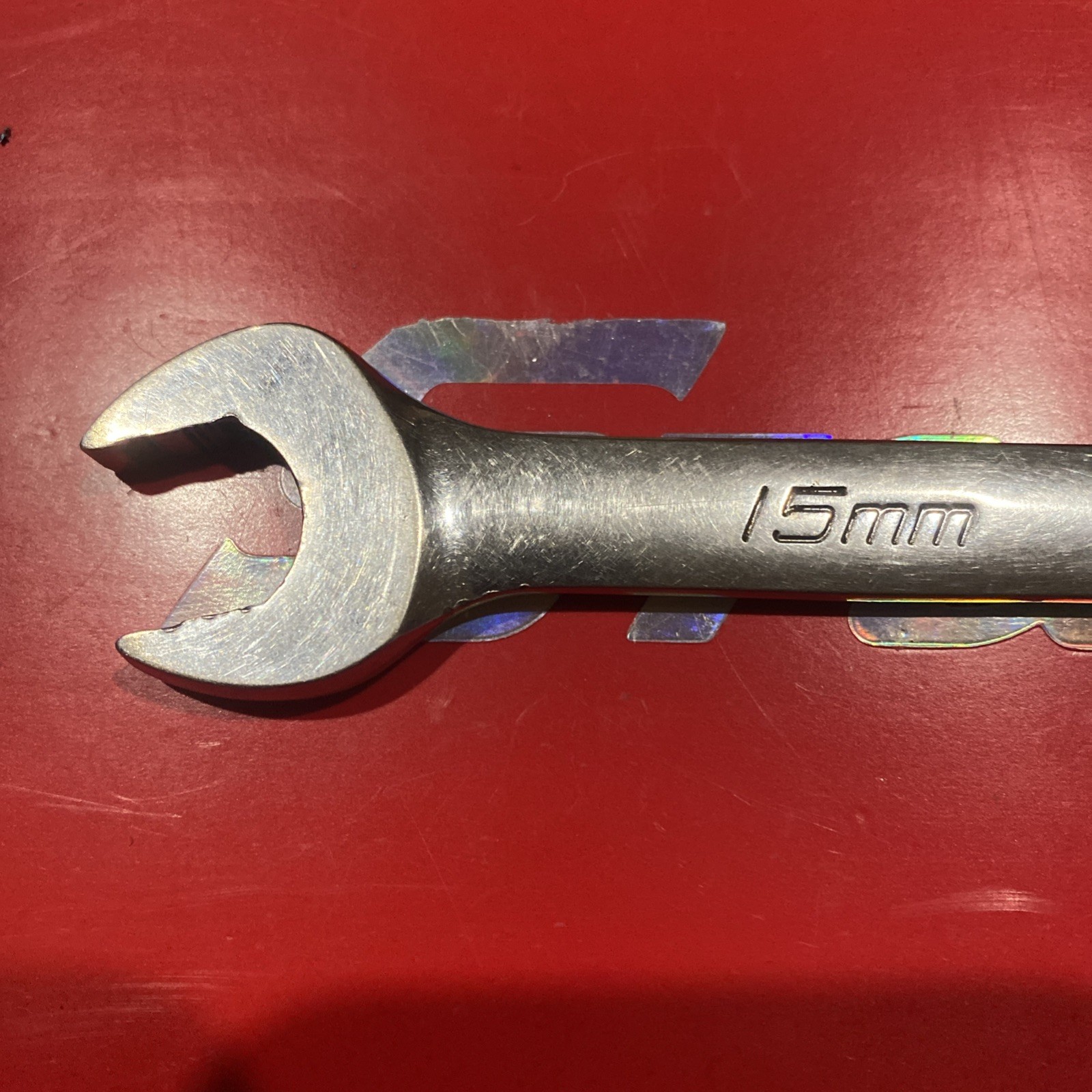 SNAP ON SOEXM15 15MM METRIC FLANK DRIVE PLUS OPEN END 12 PT BOX END 15 MM SOEXM