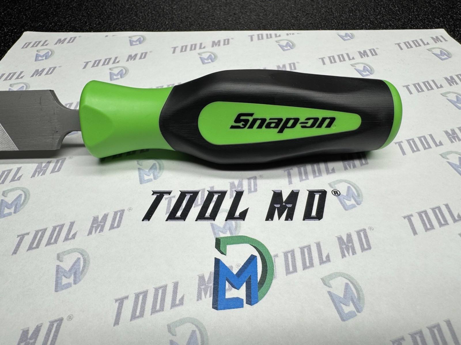 Snap-on Tools NEW GREEN Soft Grip Flat 10” Length Blade Mill File SGHF616B 10MA
