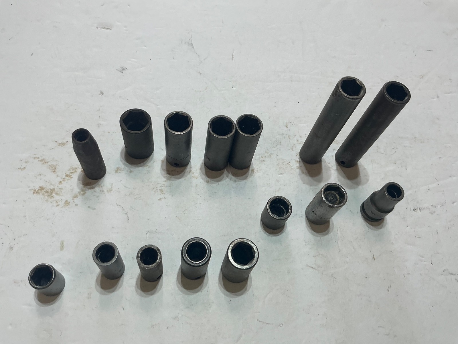 15 asst Apex 3/8″ drive sockets shallow & deep 6&12 pt all for $30