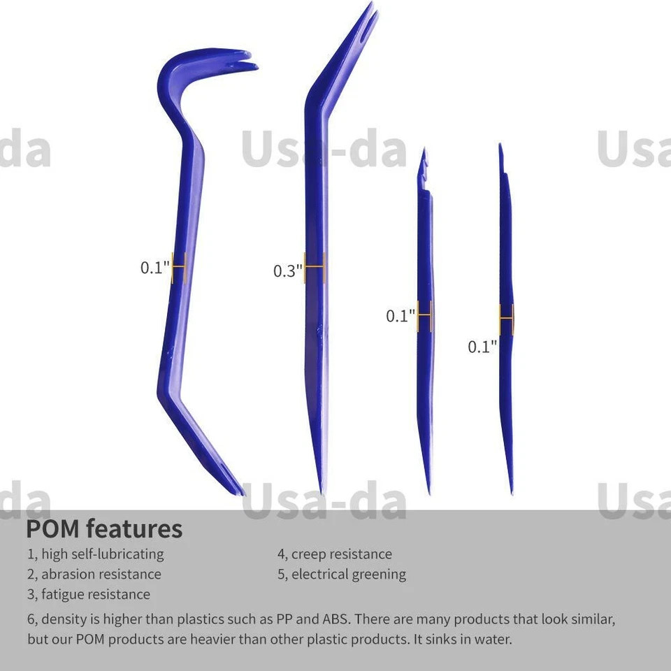 4/5/6Pcs Car Door Panel Trim Pry Kit Auto Dismantle Tools Dash Radio Removal Set