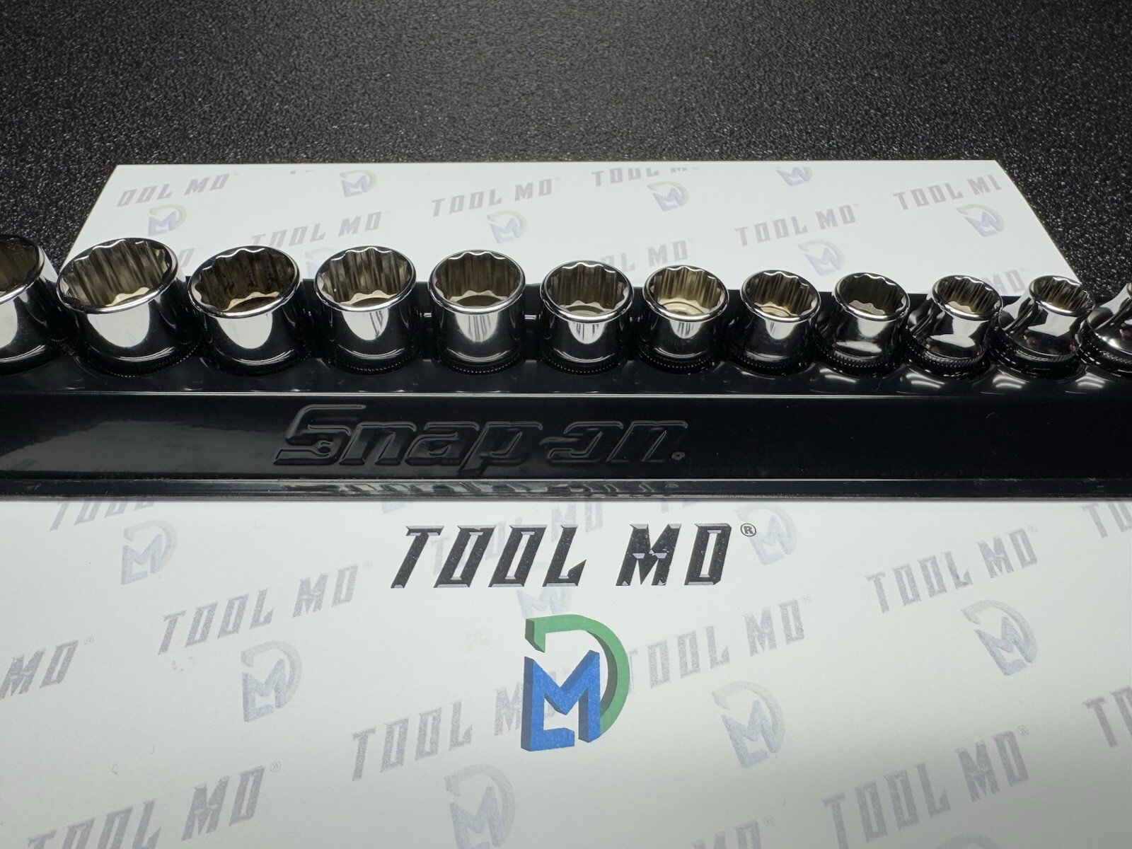 Snap-on Tools NEW 15-Piece 3/8” Drive 12-Point Metric Shallow Socket Set 215FMY