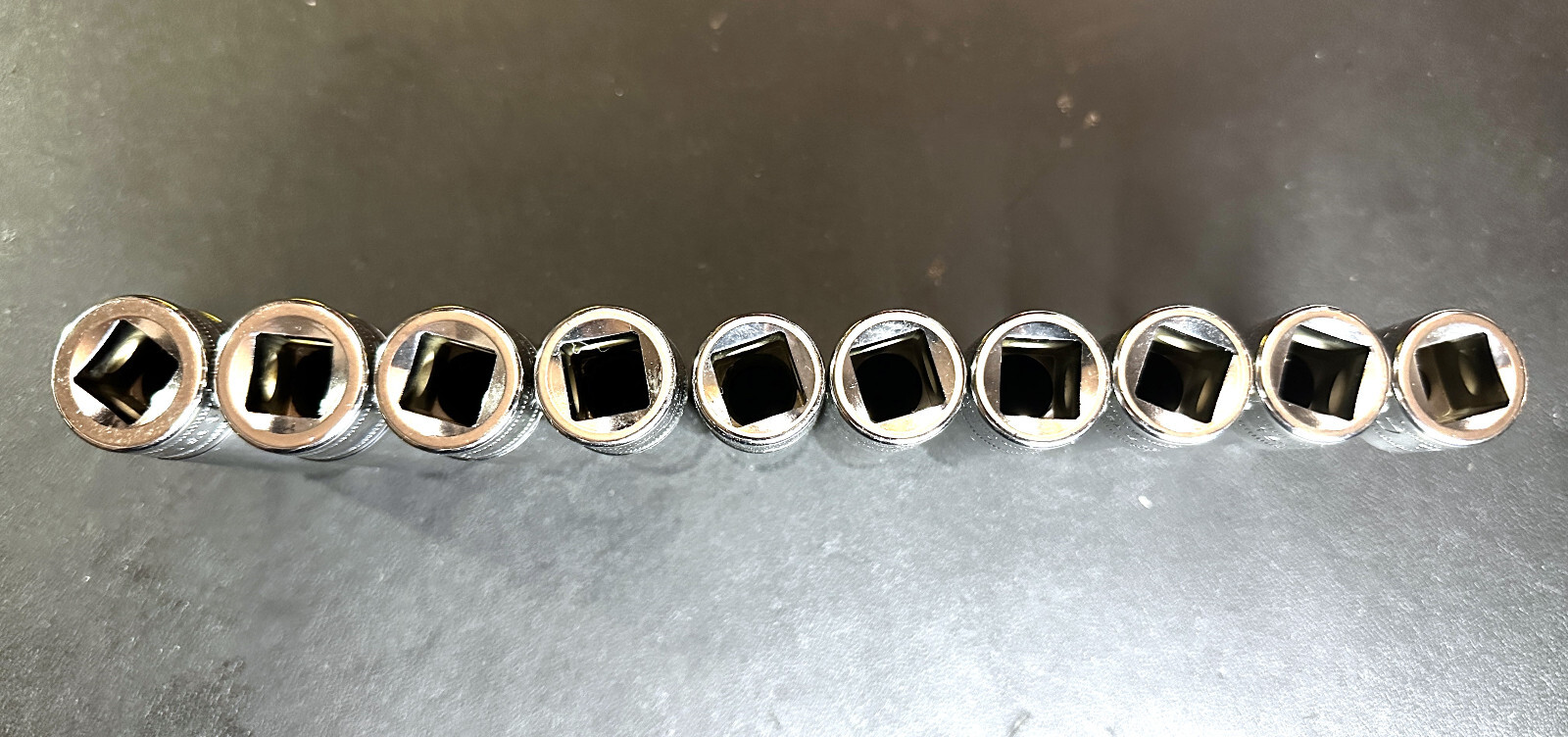 SNAP ON 310TSM 10-Pc 1/2″ Drive 6-Pt. Metric Flank Drive® Deep Socket Set USA
