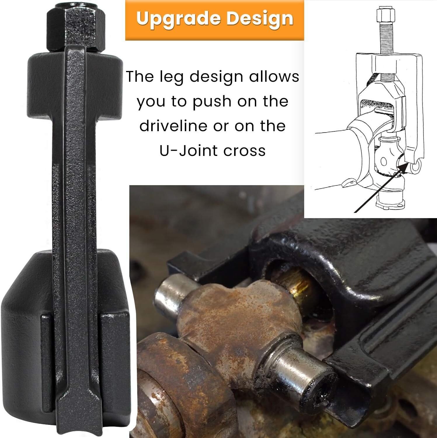 10102 Universal U Joint Puller Heavy Duty Truck 5192 Bearing Cup Installer Tool