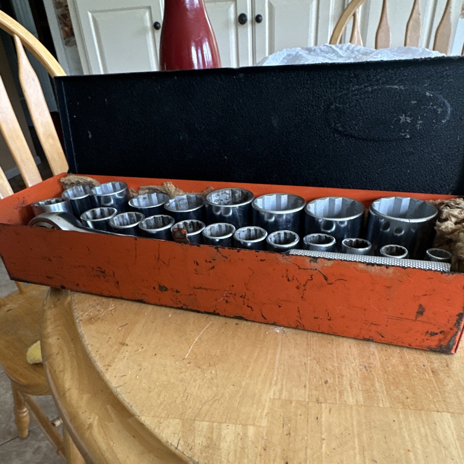 Williams USA Socket Sets. 1/2 And 3/8 Drive . These Are In Excellent Condition.