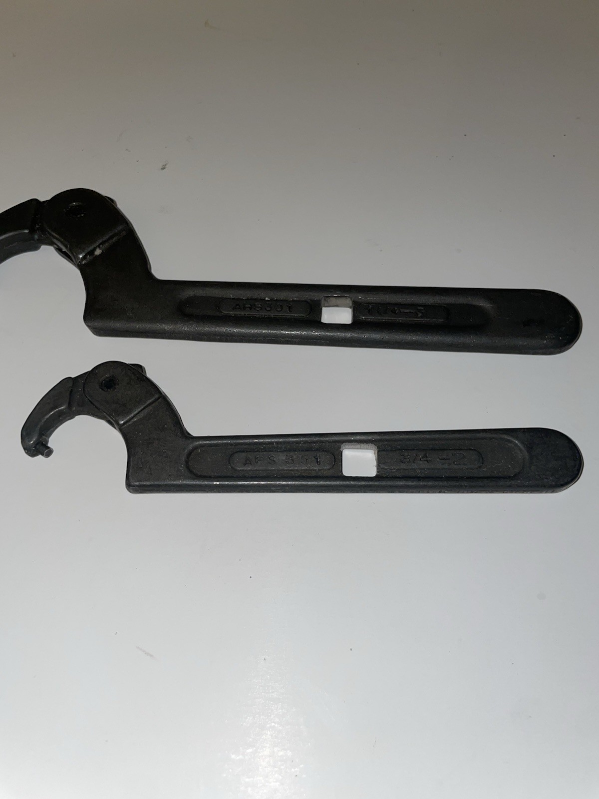 Blue-Point Aps 351 And Ahs 301 3/4″ – 3”Adjustable Hook Spanner Wrench’s USA