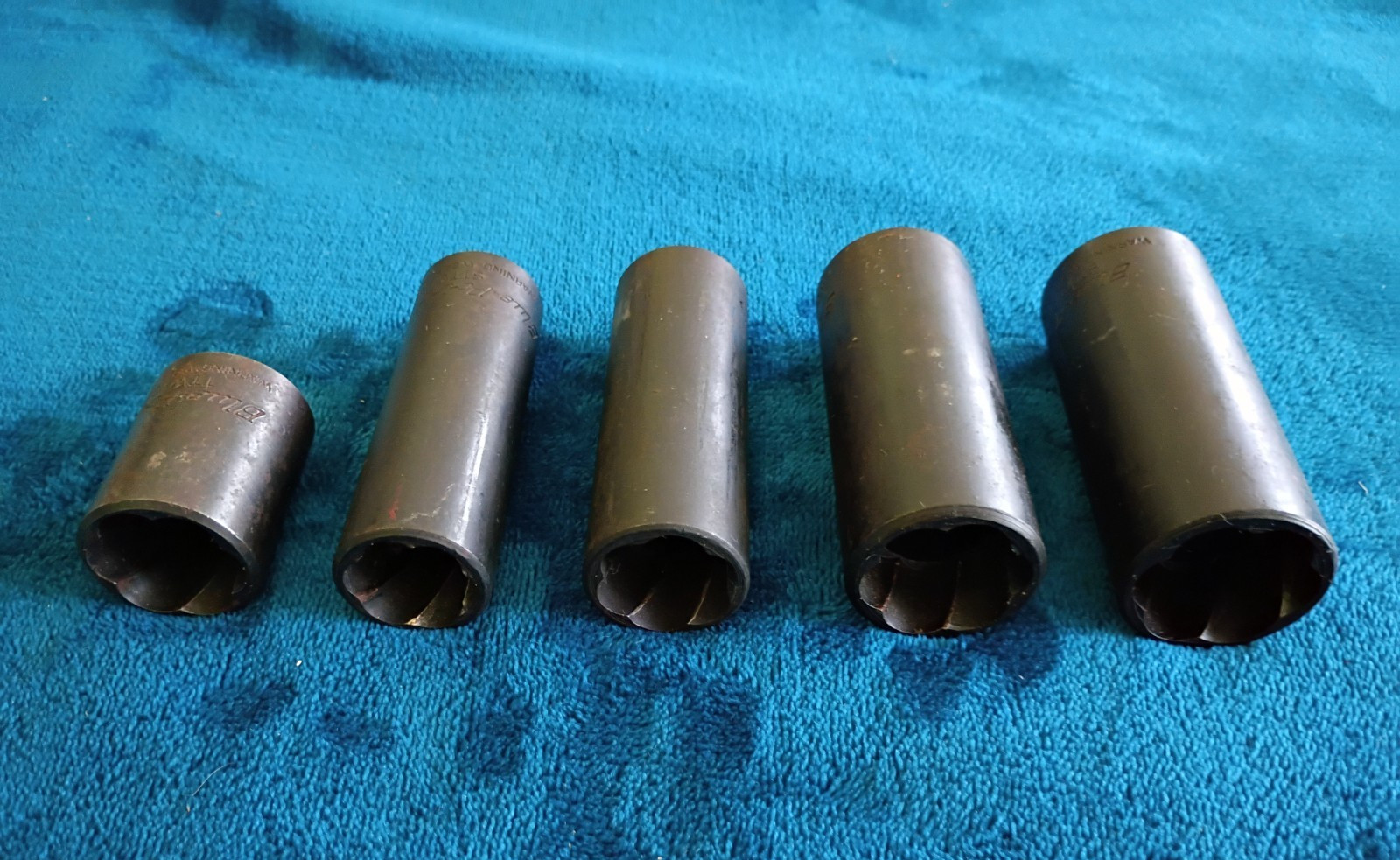 BLUE-POINT TOOLS 1/2″ DRIVE DEEP TWIST IMPACT SAE SOCKET SET 5pc.