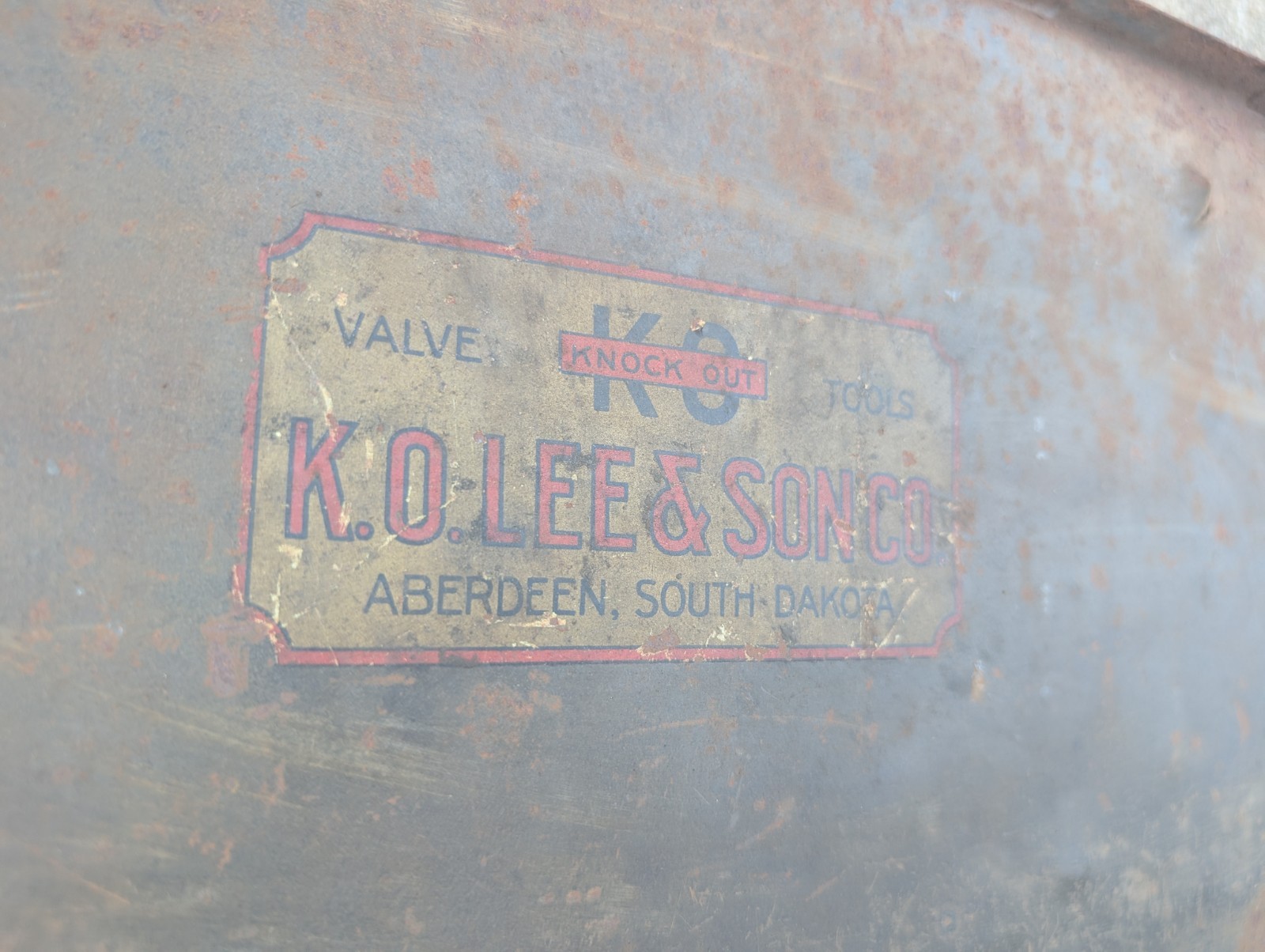 K.O Lee Valve seat cutter tooling Tool Kit In Original Metal Box Aberdeen, SD