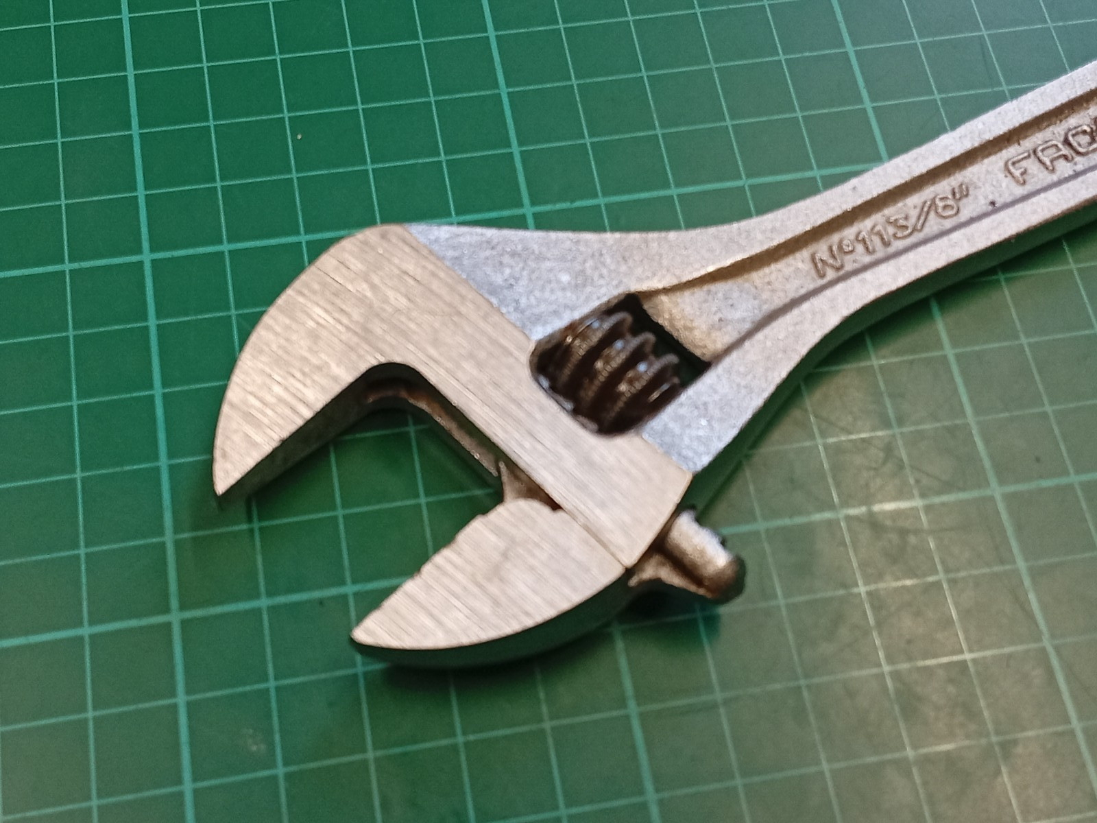 Vintage Facom Vanachrome No113/8″ 8″ Adjustable Spanner, Made In France