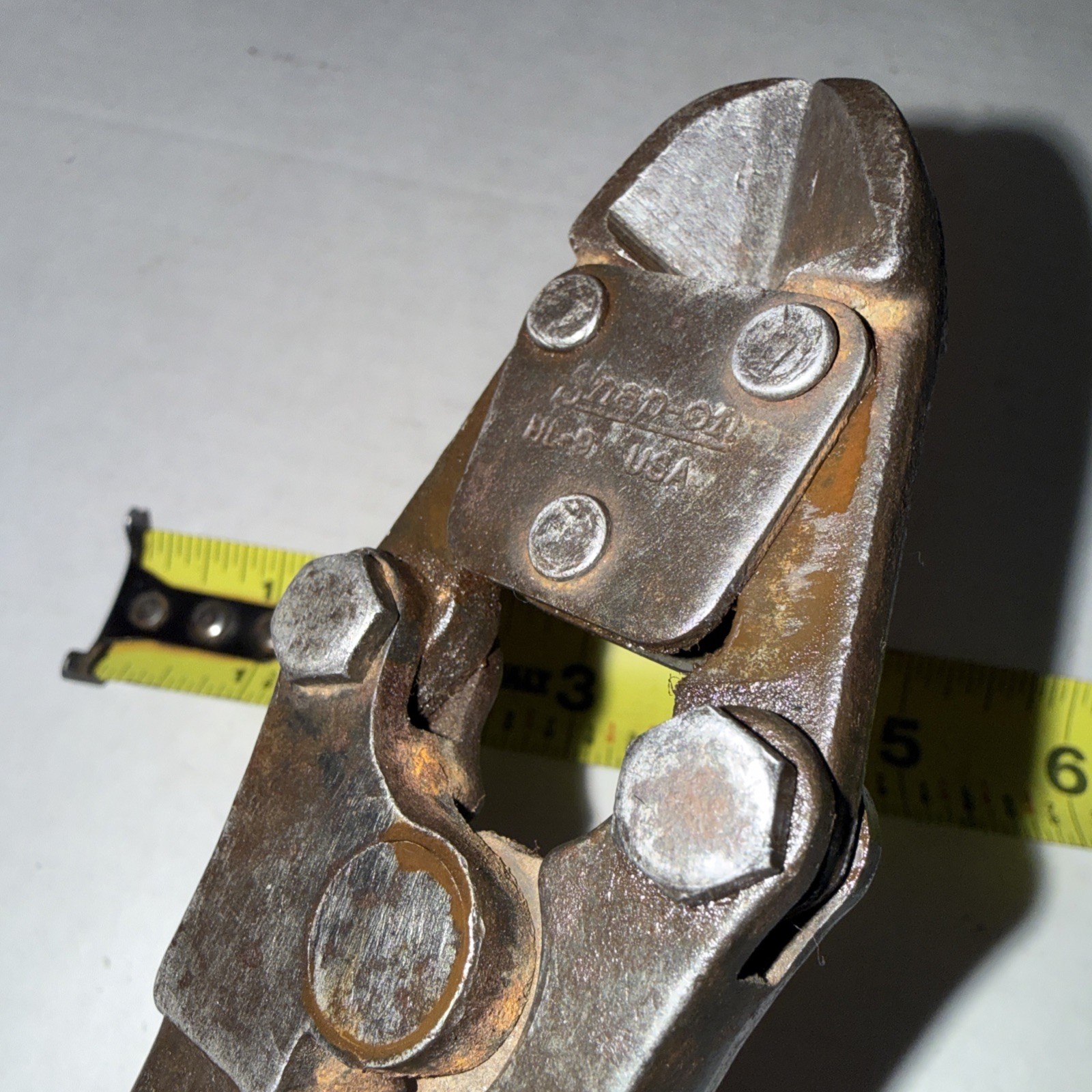 Vtg Snap-On Tools Made in USA HL-9 High Leverage Diagonal Cutters Pliers 9″ !!