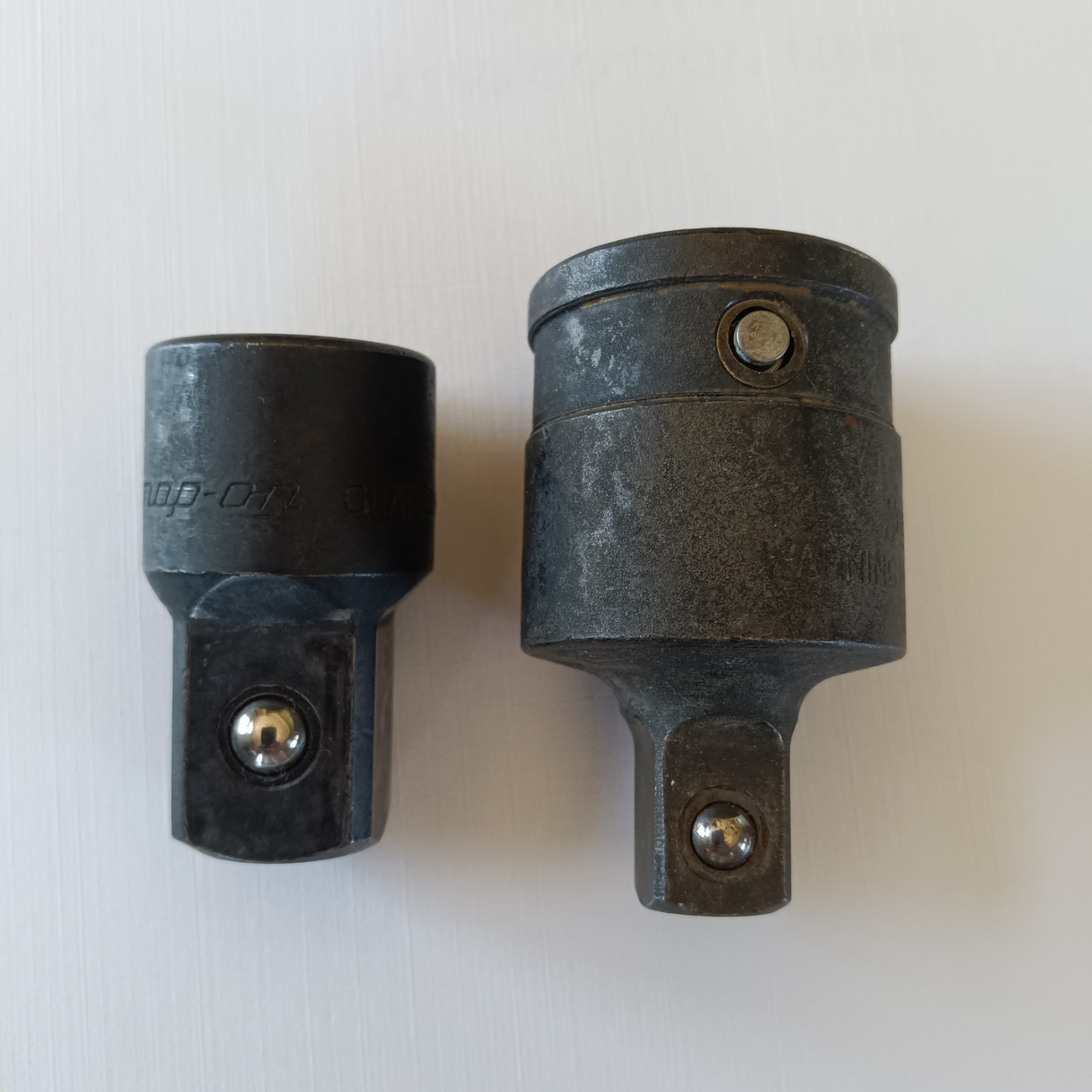 Snap-On GLA12B AND GLA62 1/2″ to 3/4″socket adapters black oxide