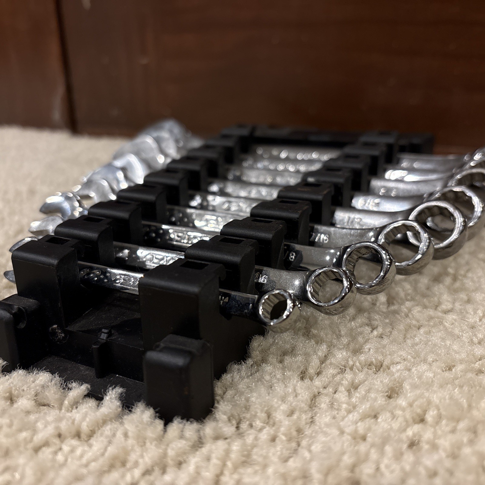 NEW Mac Tools EXPERT Series 9 pc. 1/4” –3/4” SAE 12-Point Combination Wrench Set