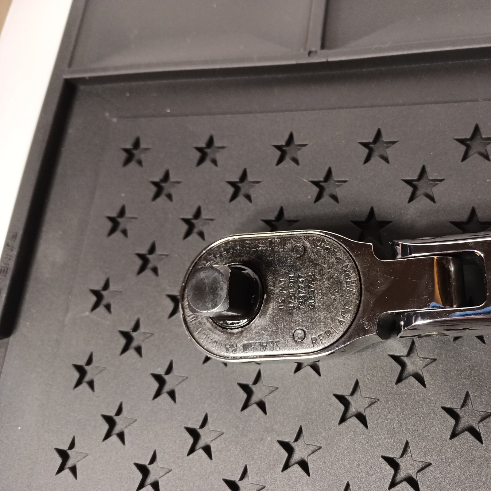 Brand new SNAP-ON SF80A 1/2″ DR. Chrome Long Handle Flex Head Ratchet USA