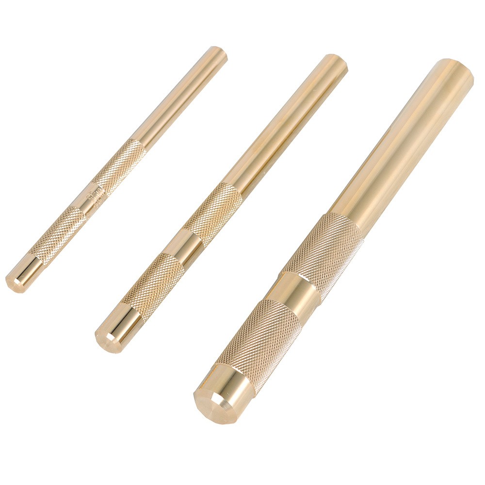 3× Brass Drift Punch Set 3/8″ to 3/4″ Replace for 61360