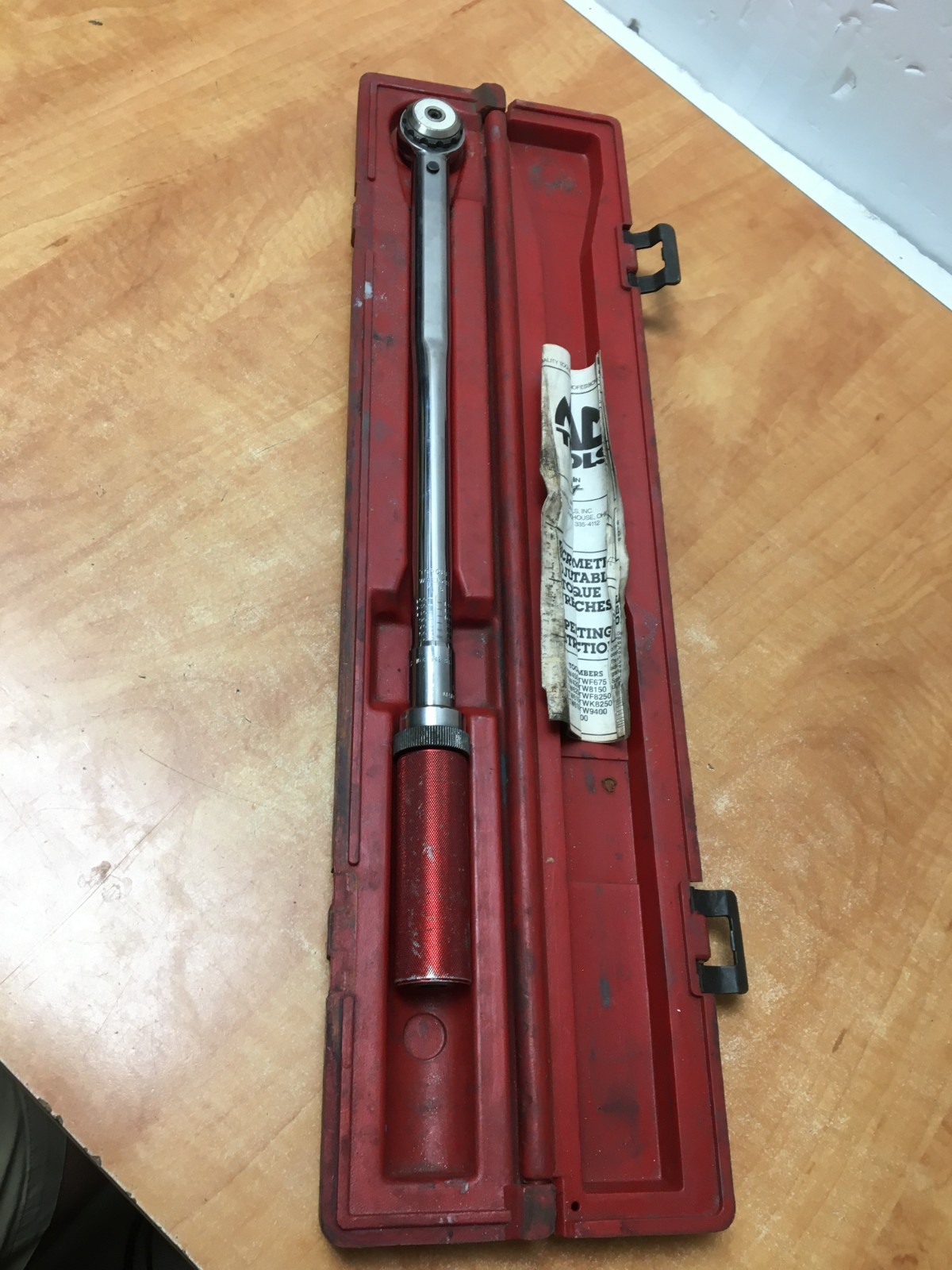 Mac Torque Wrench TW8150 1/2″ drive 10 to 150 Ft Lbs. USA