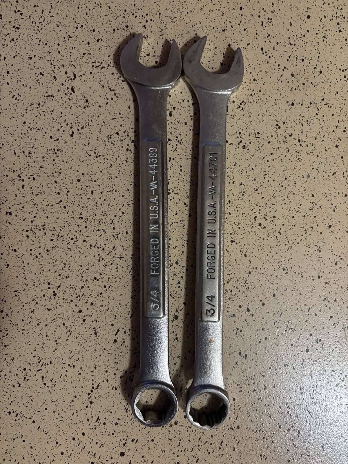2x Craftsman Tools 3/4in Wrench 12 Pt 44701 and 6pt 44389 USA