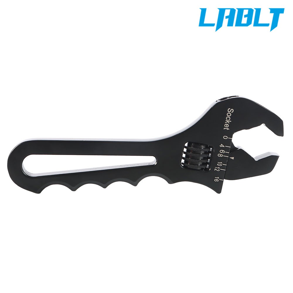 LABLT Adjustable Wrench Aluminum Tool Spanner for Hose End Fitting 3AN-16AN