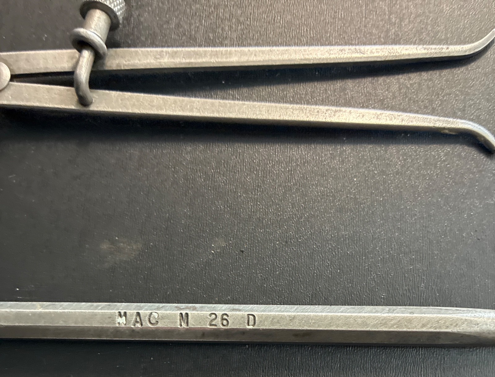 Vintage MAC Tools M 26 D Alignment Pry Bar + Inside Spring Caliper Lot