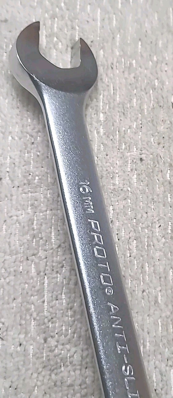 PROTO ANTI-SLIP DESIGN 16mm Combination Wrench 1216MASD 12 Point TOOL