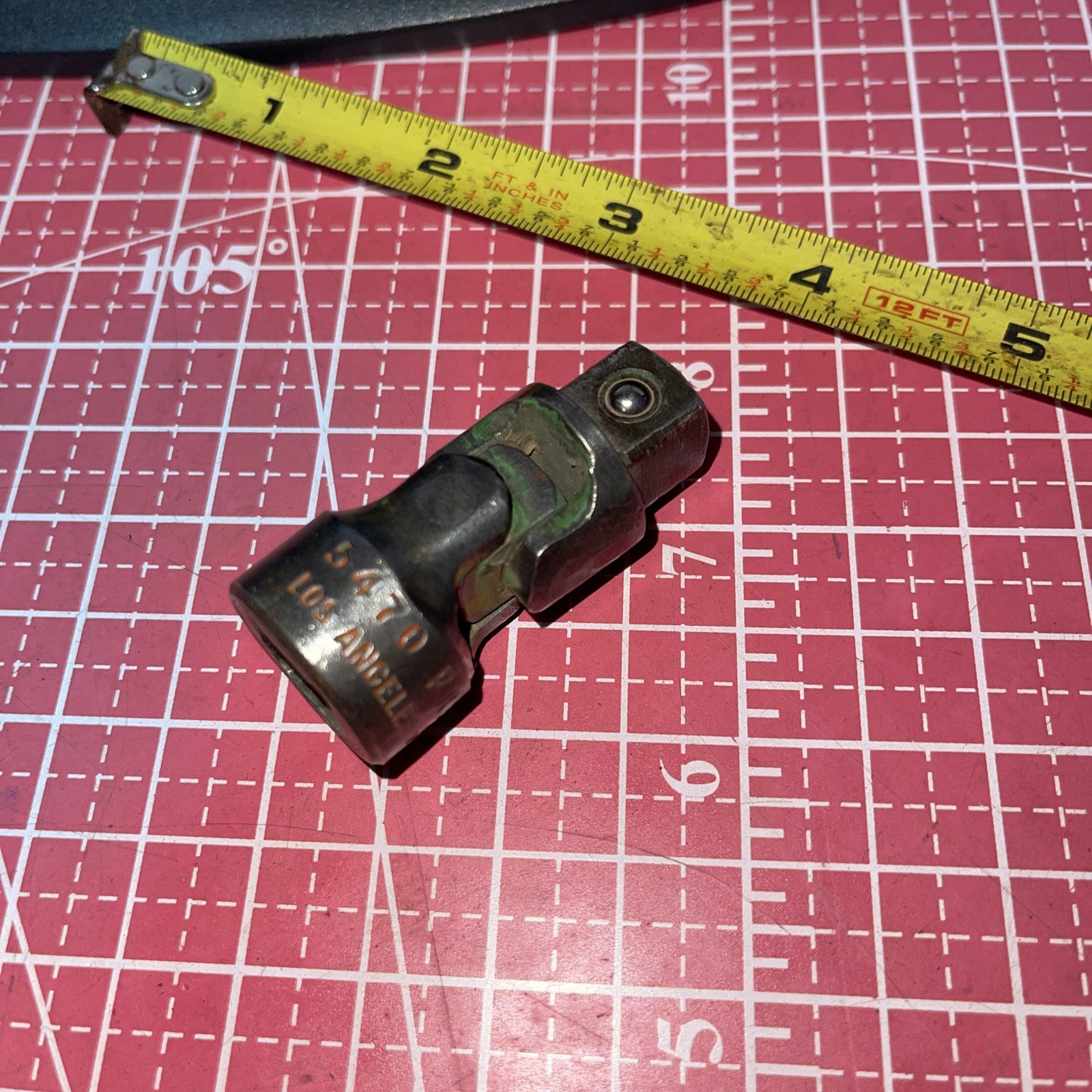Vintage Proto Los Angeles USA 5470 1/2 Drive Universal Swivel Joint Socket Ext