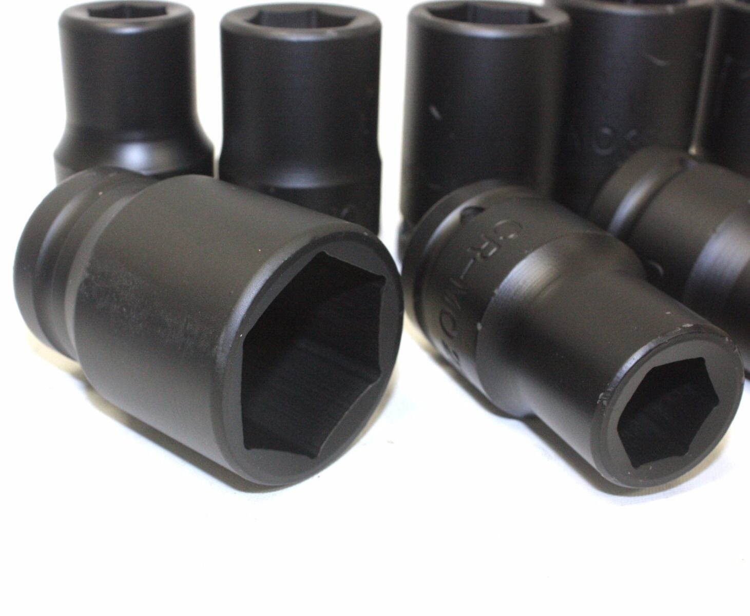 8PC MM METRIC 1″ DR 6 POINT DEEP IMPACT SOCKET CR-MO TRUCK SOCKETS SET 1/3″ WAL