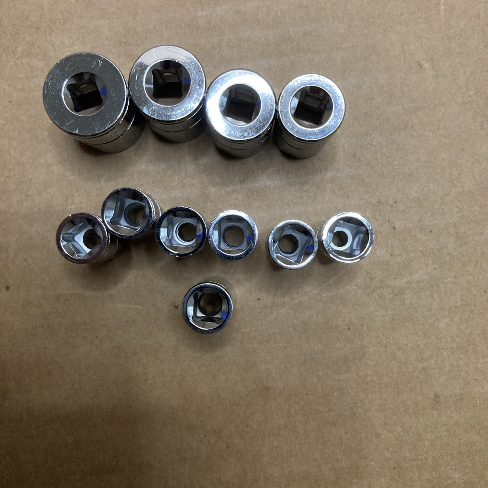 Blue-Point 1/4″ Drive Socket Lot 12 pieces 11-14mm 4-7mm 4″ Extension 1/4″ 8 pt.