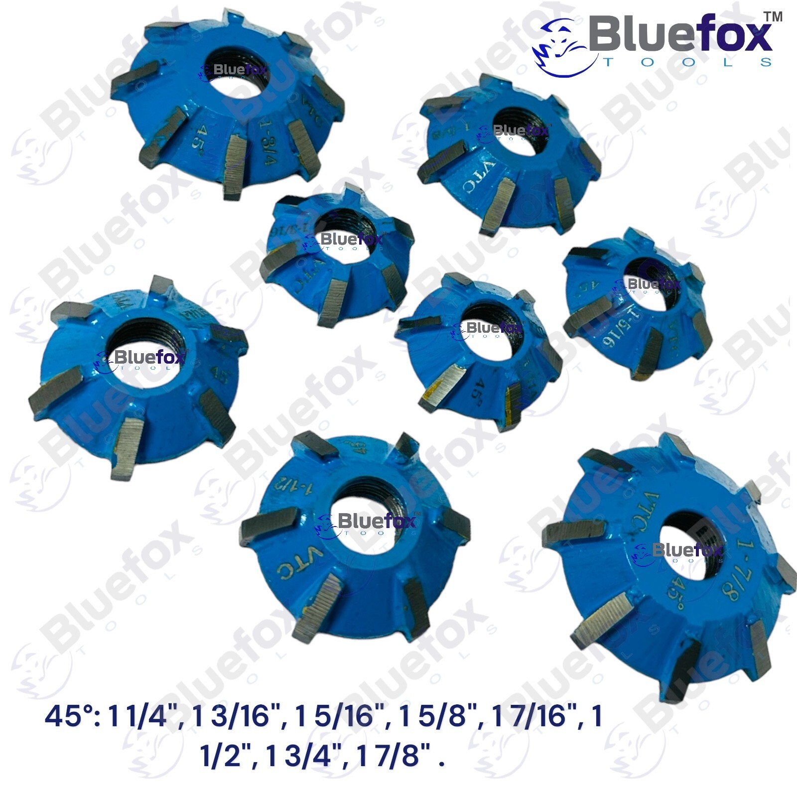 12 Pcs Carbide Valve Seat & Face Cutter Set For Vintage Cars & Bikes in Box