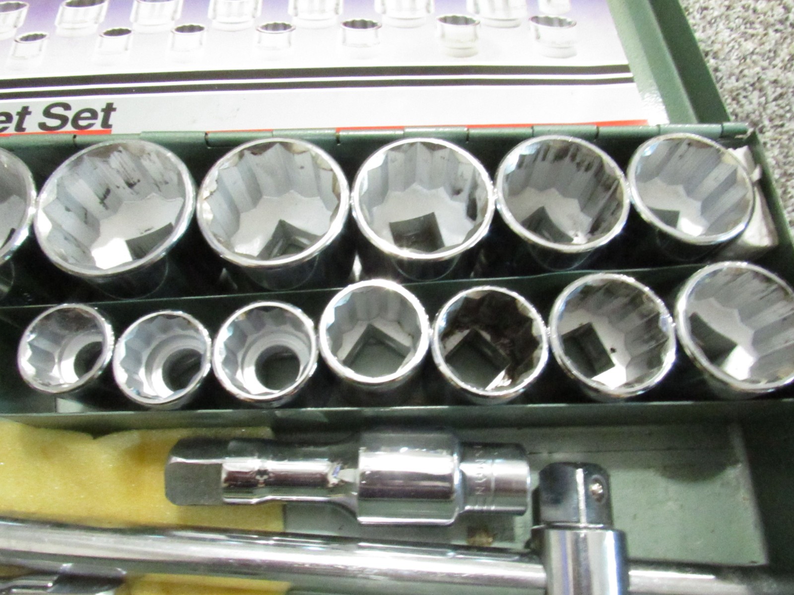 Alltrade Professional 21 Piece 3/4″ Drive Socket Set # 418-T-21 Vanadium NICE