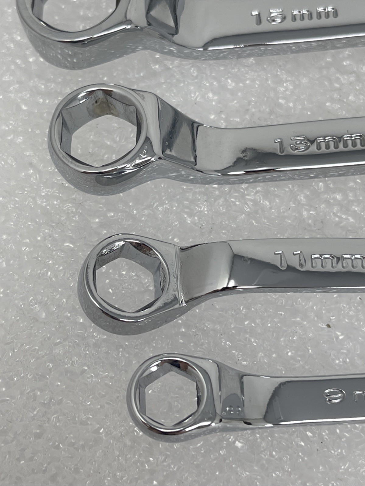 SK Tools 5 Piece Metric Offset Stubby Box End Wrench Set, 6 Point, 9mm – 20mm