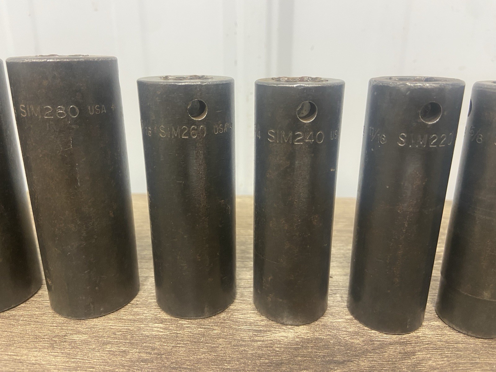 Snap-on SIM160 1/2″- SIM320 1″ Deep Impact 9pc SAE Socket Set 1/2″ Drive 6 pt