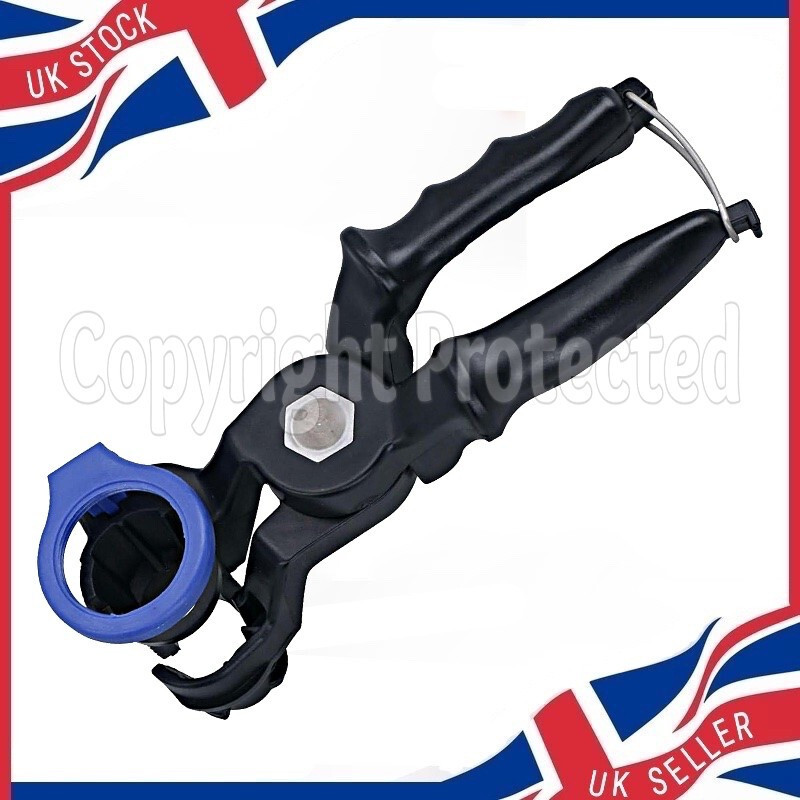 HANDS FREE PLASTIC FUNNEL AND SECURE CLAMP SET OIL FUEL PETROL DIESEL SPOUT