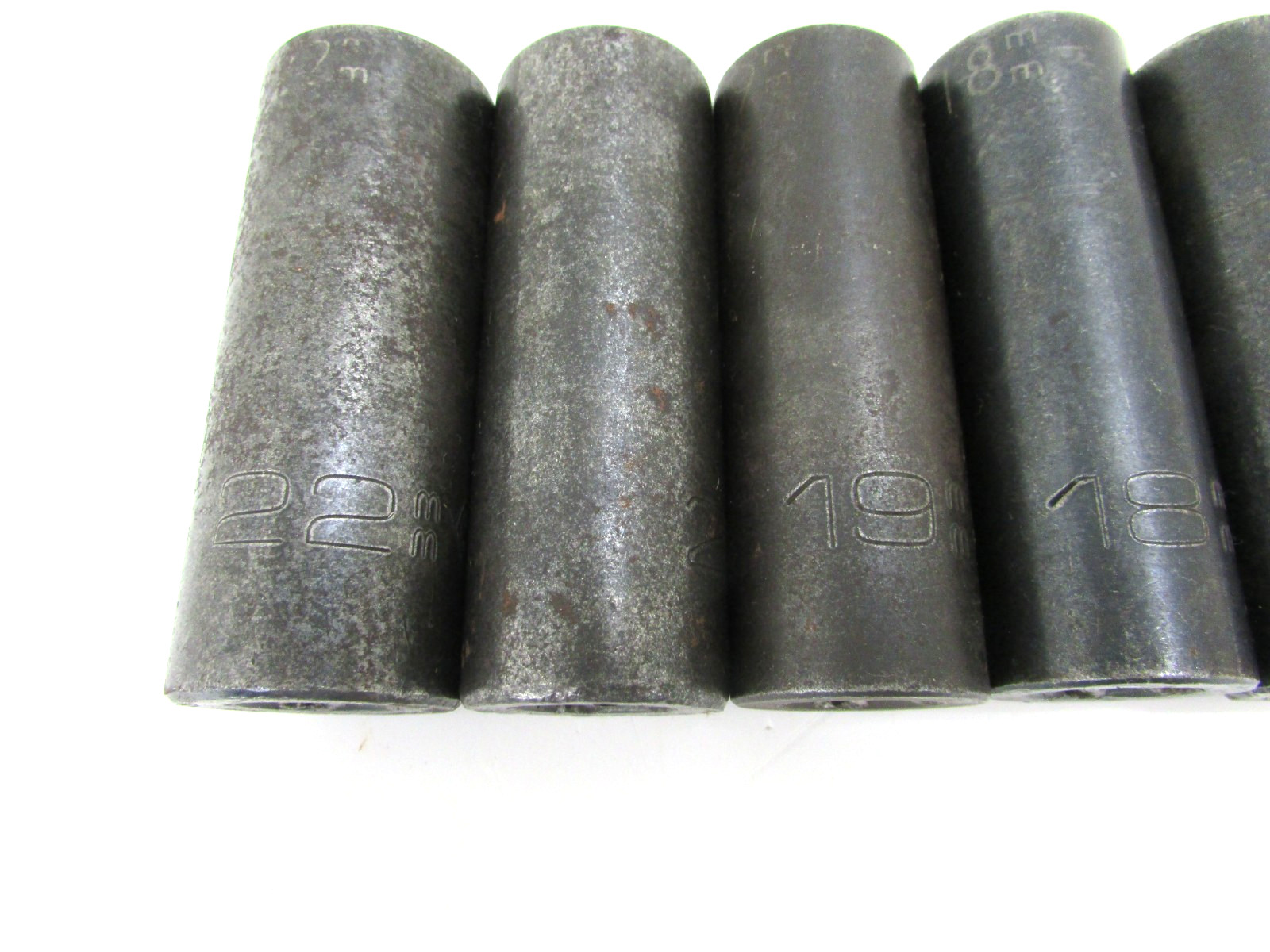 MATCO TOOLS 1/2” DRIVE METRIC DEEP IMPACT SOCKET SET, 6-POINT, USA