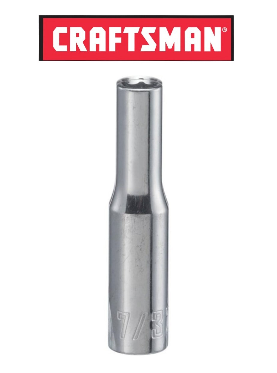Craftsman 1/4 Inch Drive 6 Point Deep Socket Metric MM / SAE Inch Pick Size CMMT