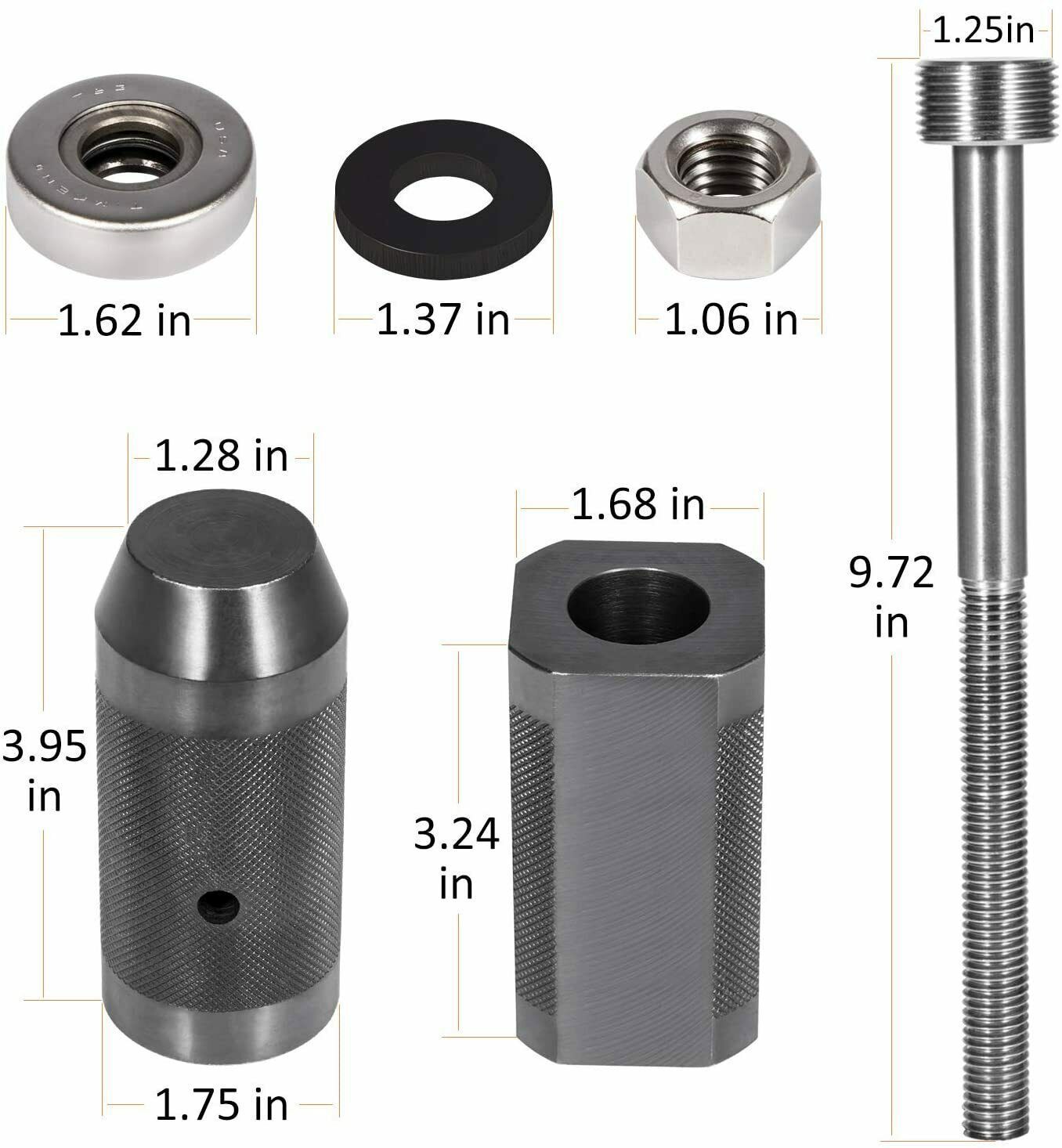 9U-6891 Injector Sleeve Cup Removal Tool Set For Caterpiller 3406E C15 C-10 C-12