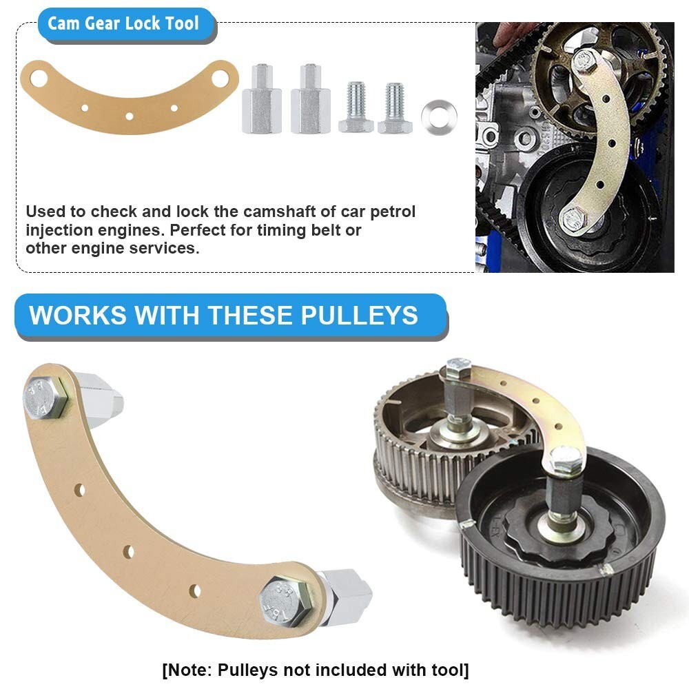STD Intake/Exhaust Cam Sprocket Crank Pulley Camshaft Gear Lock Tool For Subaru
