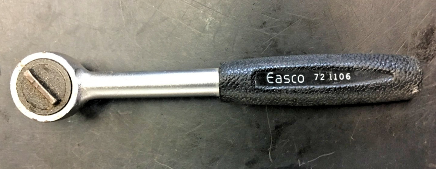 Easco, 3/8″ Drive Ratchet 72 1106, USA, VINTAGE