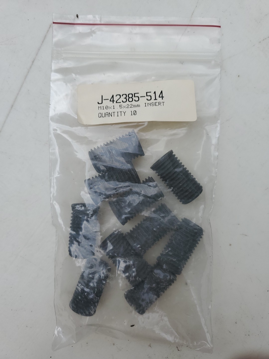 Kent Moore J-42385-514 Head Bolt Insert, M10X1.5X22, Pack of 10
