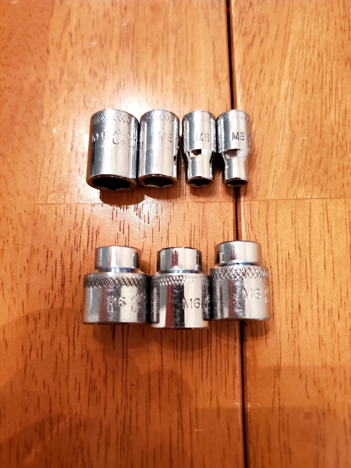 Mac Tools 1/4 Drive 5 6 9 11 12 13 14MM Shallow 6PT Sockets Lot Of 7