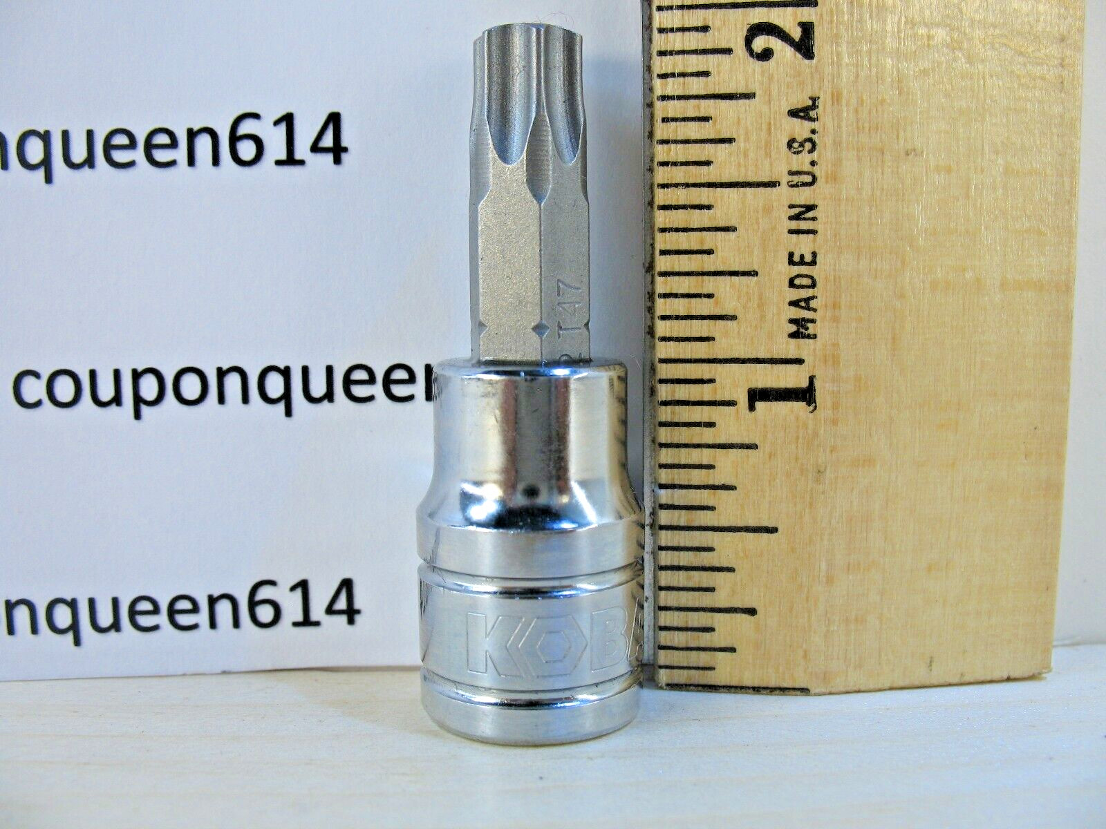 Kobalt 85020-0622, 3/8″ Drive Torx Bit Socket T47 – Brand New