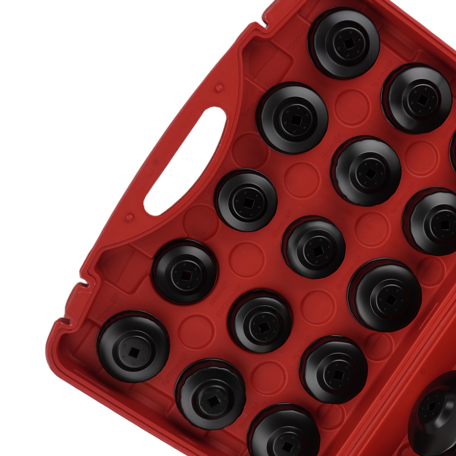 Automotive Oil Filter Socket Kit for Auto 30pc Service Tool Set with Case