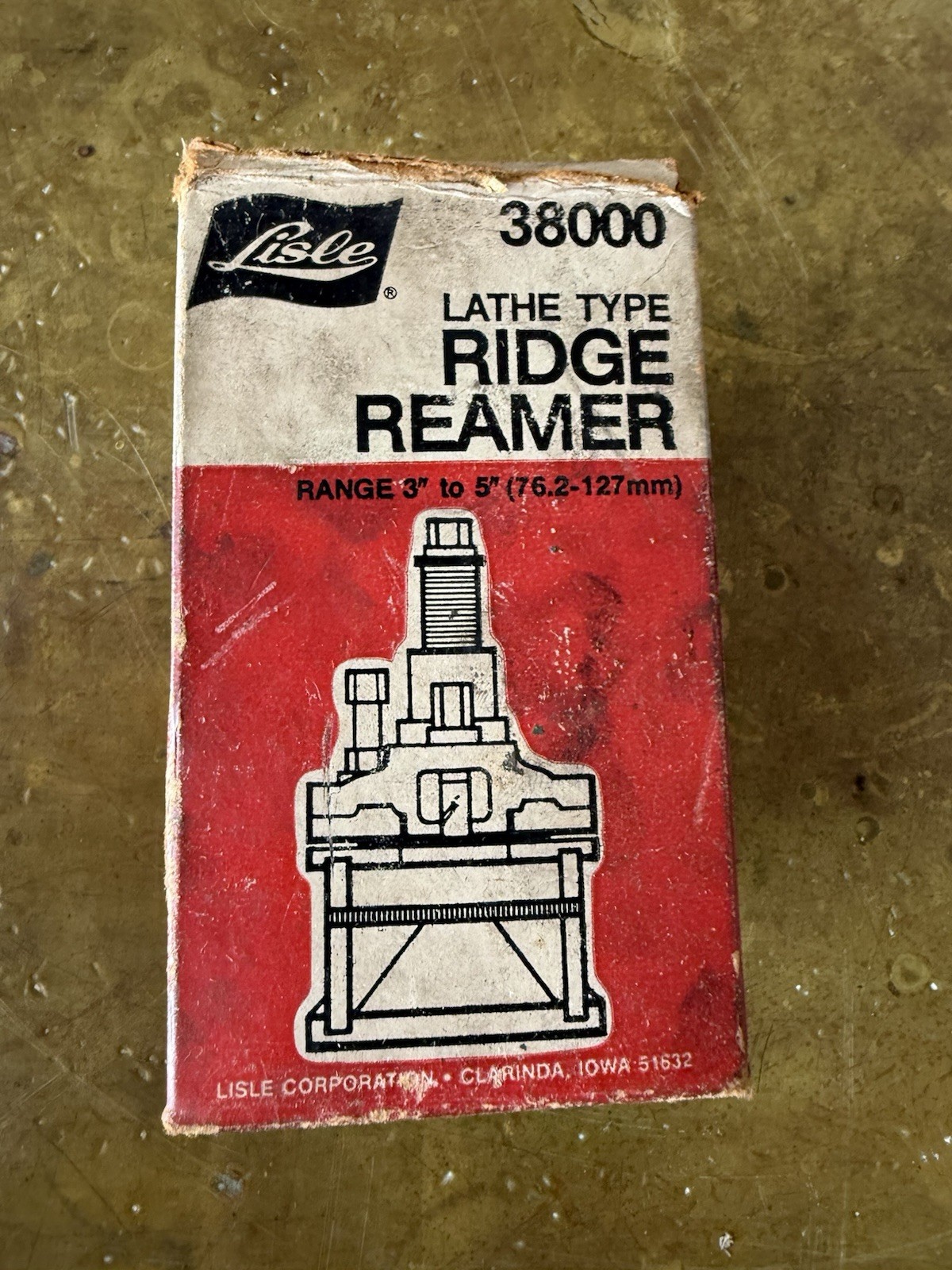 Lisle RIDGE REAMER 3” To 5”. Lathe Type 38000