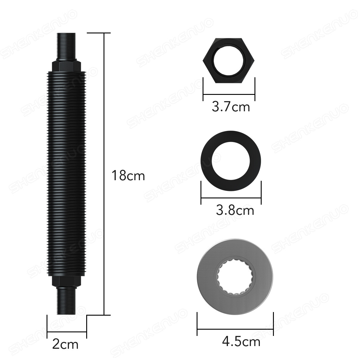 SHENKENUO Harmonic Balancer Tool 66515; Installation Tool for Chevy SBC , BBC