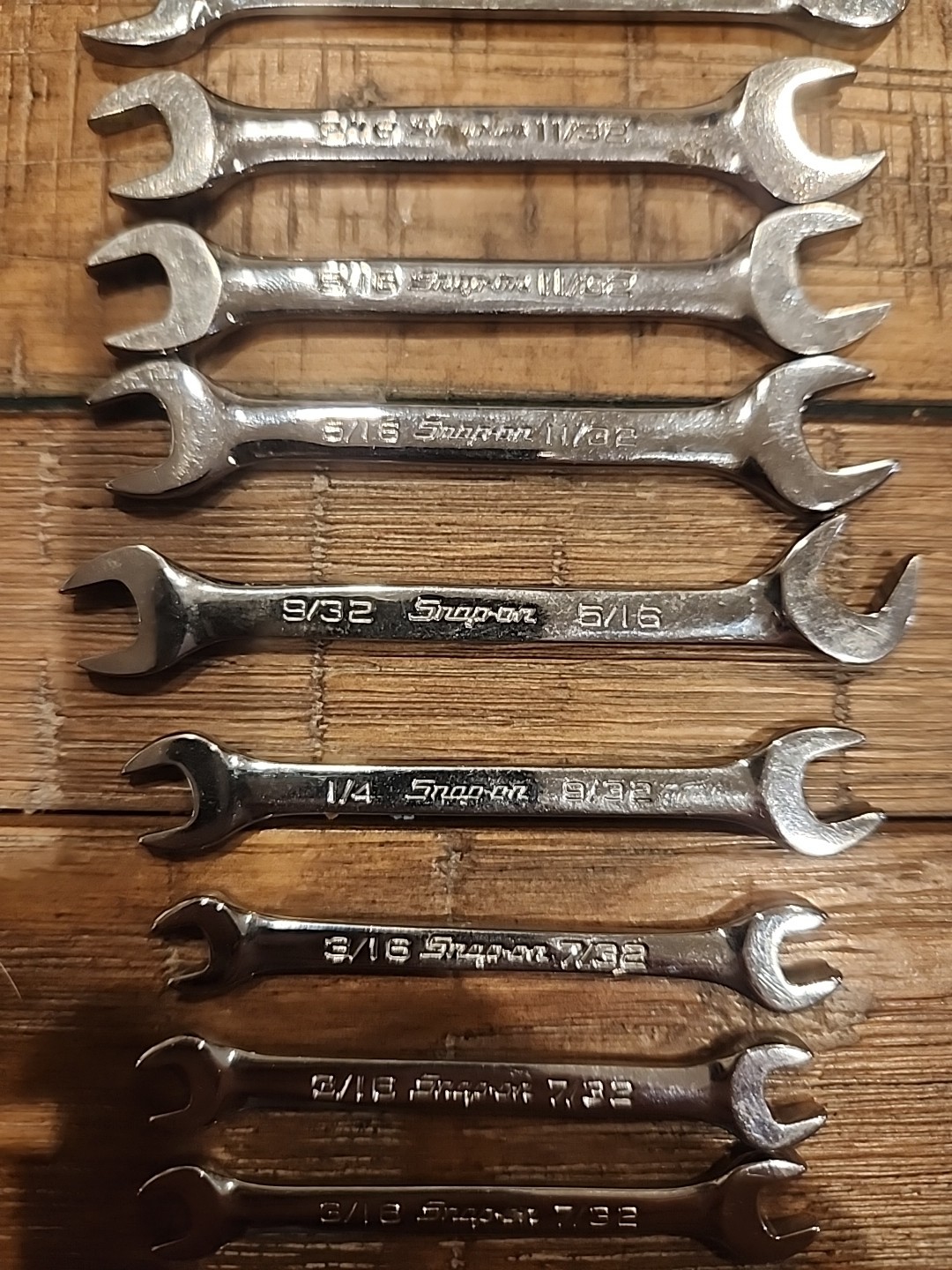 *SNAP ON TOOLS MISC SMALL WRENCHES DIFFERENT SIZES