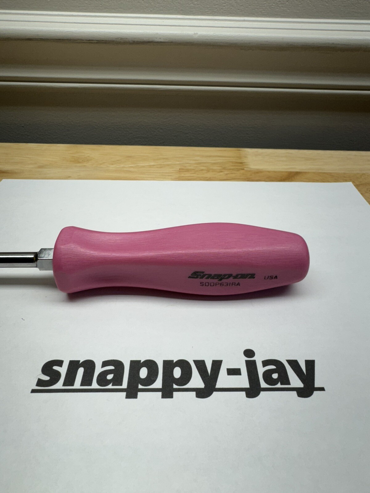 Snap-on Tools USA NEW PEARL PINK Hard Handle #3 Phillips Screwdriver SDDP63IRAPP
