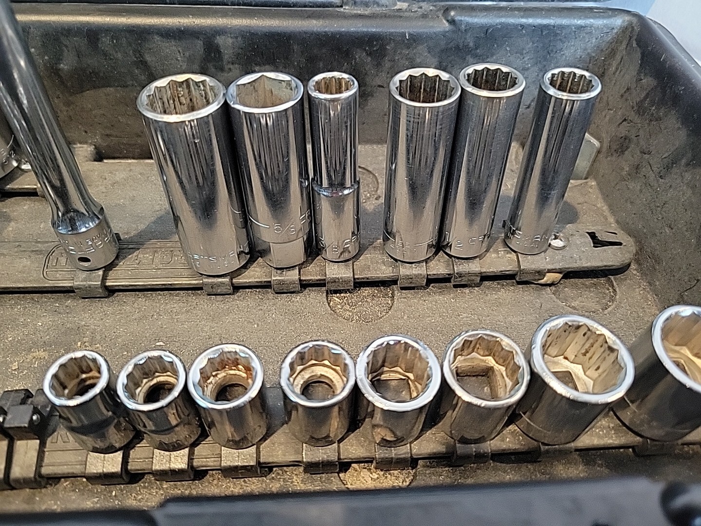 Vintage Craftsman 56 pc Metric & SAE Socket Set