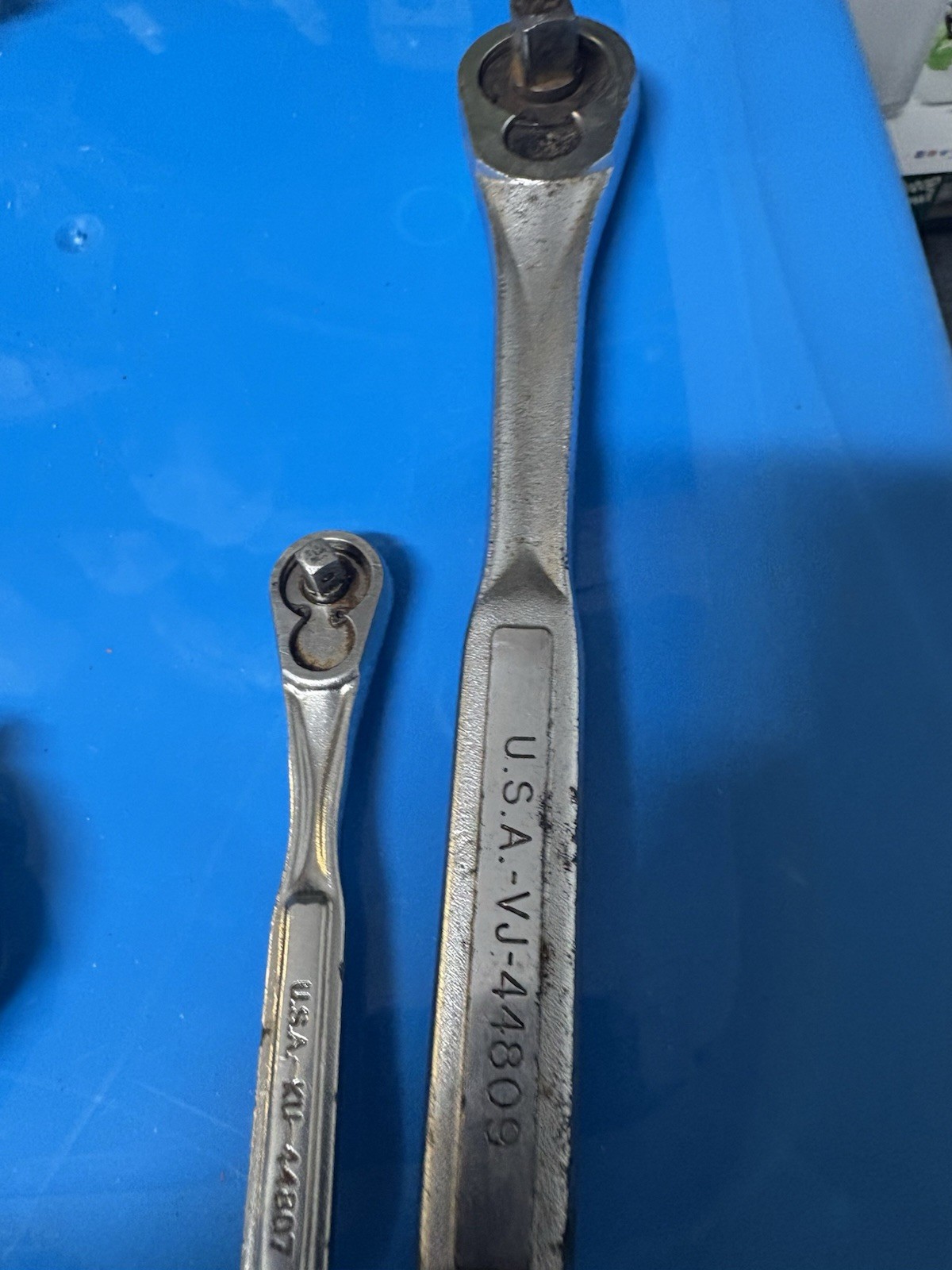 2 Craftsman USA Rachets. #44809 1/2” Drive & 44807 1/4” Drive. Parts Only. (17)