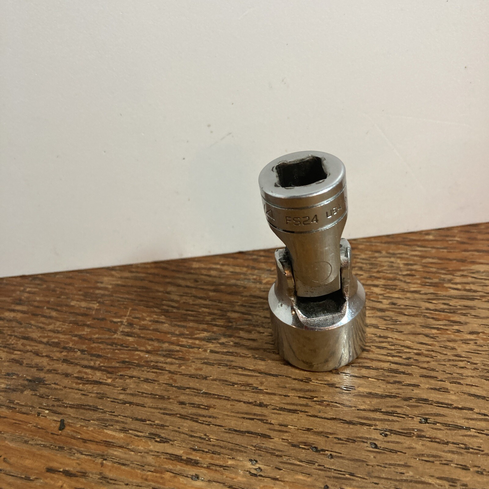 Snap On Tools FS24 3/8 Drive 3/4 Chrome Swivel 6 Point Socket